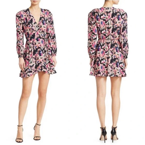 IRO Dresses & Skirts - EUC IRO Bloomy Printed Wrap Dress Size 34/2